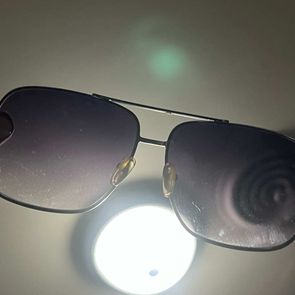 Armani Exchange Black Frame Sunglasses with Gradient Brown Lenses - Picture 6 of 6